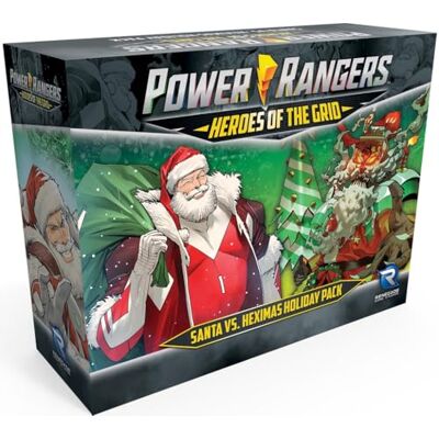 Renegade Game Studios Renegade Power Rangers: Heroes Of The Grid Santa Vs. Heximas Holiday Pack Coöperatieve uitbreiding voor bordspel, kerstman, reindeer zorg, feestuitdaging 2-4 spelers 45 minuten Renegade Game Studios Renegade Power Rangers: Heroes Of The Grid Santa Vs. Heximas Holiday Pack Coöperatieve uitbreiding voor bordspel, kerstman, reindeer zorg, feestuitdaging 2-4 spelers 45 minuten