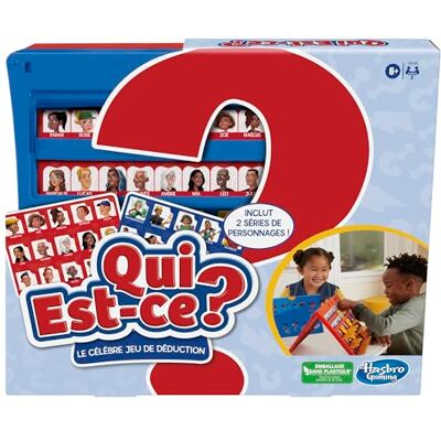 Hasbro raadspel Wie is het? Klassiek, bordspel voor kinderen vanaf 6 jaar, 2 spelers (Franse versie) Hasbro raadspel Wie is het? Klassiek, bordspel voor kinderen vanaf 6 jaar, 2 spelers (Franse versie)