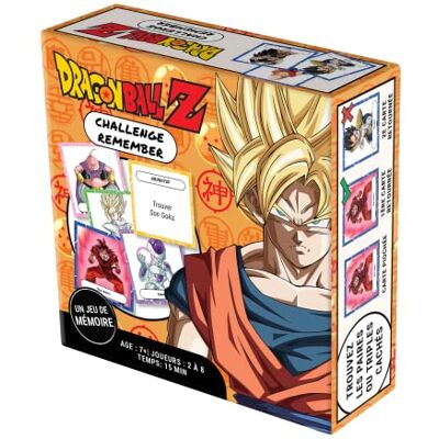 Topi Games Dragon Ball Z Remember gezelschapsspel kinderspel kaartspel vanaf 7 jaar 2 tot 8 spelers DBZ-RM-MI-107001 Franse versie Topi Games Dragon Ball Z Remember gezelschapsspel kinderspel kaartspel vanaf 7 jaar 2 tot 8 spelers DBZ-RM-MI-107001 Franse versie