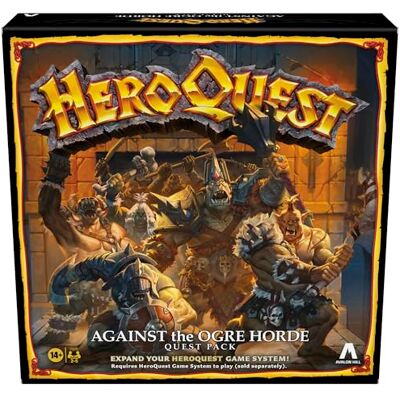 Hasbro Avalon Hill Heroquest Against The Ogre Horde Mission Pack Rollenspel Leeftijd 14 jaar 2-5 spelers Vereist HeroQuest spelsysteem om te spelen, meerkleurig, set van Hasbro Avalon Hill Heroquest Against The Ogre Horde Mission Pack Rollenspel Leeftijd 14 jaar 2-5 spelers Vereist HeroQuest spelsysteem om te spelen, meerkleurig, set van