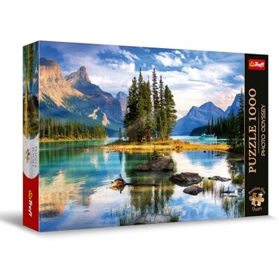 Trefl Premium Plus Quality Odyssey Photo Puzzel: Spirit Island, Canada 1000 stukjes, unieke fotoserie, perfect op elkaar afgestemde stukken, voor volwassenen en kinderen vanaf 12 jaar Trefl Premium Plus Quality Odyssey Photo Puzzel: Spirit Island, Canada 1000 stukjes, unieke fotoserie, perfect op elkaar afgestemde stukken, voor volwassenen en kinderen vanaf 12 jaar