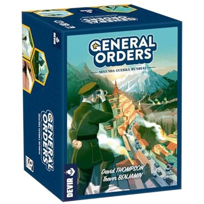 Devir General Orders, Jeu de société avec amis et famille, placement des employés, dés, jeu de guerre, âge 13 ans (BGGEOSP) Devir General Orders, Jeu de société avec amis et famille, placement des employés, dés, jeu de guerre, âge 13 ans (BGGEOSP)