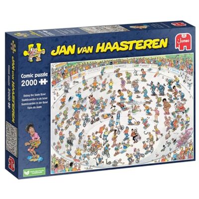 Jumbo Puzzel 2000 st. JvH Skateboarden In De Bowl Jumbo Puzzel 2000 st. JvH Skateboarden In De Bowl