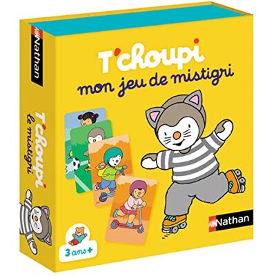 Nathan T'choupi mon spel van Mistigri vanaf 3 jaar kaartspel en paren voor kinderen Nathan T'choupi mon spel van Mistigri vanaf 3 jaar kaartspel en paren voor kinderen