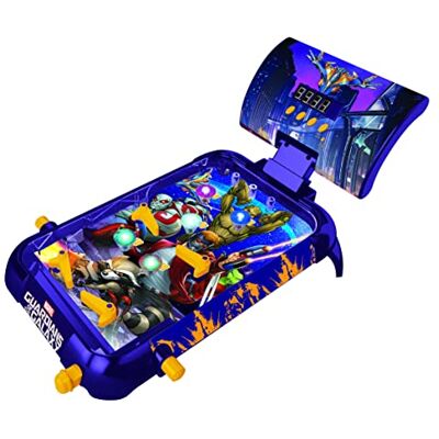 Lexibook JG610GG Marvel Guardians of the Galaxy Elektronische Flipperkast, tafelelektronica, actie- en reflexspel voor kinderen en familie, lcd-display, licht- en geluidseffecten, paars Lexibook JG610GG Marvel Guardians of the Galaxy Elektronische Flipperkast, tafelelektronica, actie- en reflexspel voor kinderen en familie, lcd-display, licht- en geluidseffecten, paars