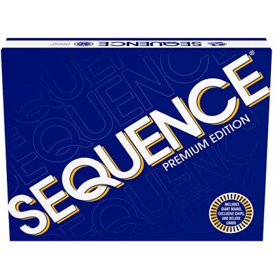 Goliath Sequence Premium Edition Leuke set met reuzenbord (51,4 x 66,7 cm), exclusieve chips en luxe kaarten van , blauw, voor kinderen vanaf 7 jaar Goliath Sequence Premium Edition Leuke set met reuzenbord (51,4 x 66,7 cm), exclusieve chips en luxe kaarten van , blauw, voor kinderen vanaf 7 jaar