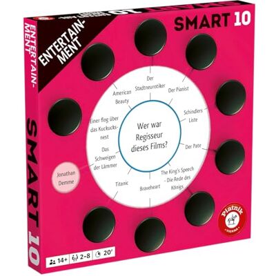 Piatnik Smart 10 Zusatzfragen-Entertainmwent: 100 Zusatzfragen mit 1000 Antwortmöglichkeiten Piatnik Smart 10 Zusatzfragen-Entertainmwent: 100 Zusatzfragen mit 1000 Antwortmöglichkeiten