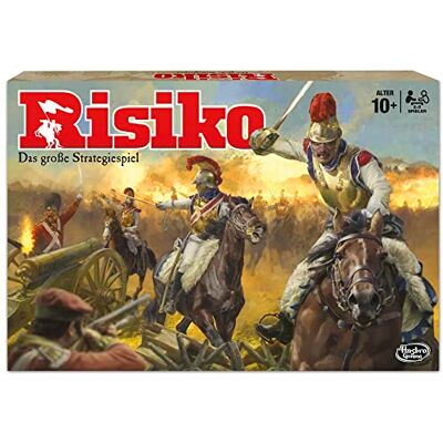 Hasbro Risk spel, strategiespel voor kinderen, vanaf 10 jaar (Duitse versie) Hasbro Risk spel, strategiespel voor kinderen, vanaf 10 jaar (Duitse versie)