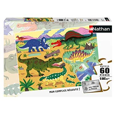 Nathan Kinderpuzzel puzzel 60 p dinosaurussen uit het Krijt Vanaf 6 jaar 86571 Nathan Kinderpuzzel puzzel 60 p dinosaurussen uit het Krijt Vanaf 6 jaar 86571