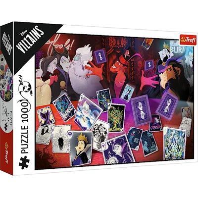 Trefl Disney-slechterikken, veel geluk, 1000 stukjes, puzzel met sprookjeshelden, Disney-schurken, doe-het-zelf puzzel, creatief entertainment, grappig, klassieke puzzels Trefl Disney-slechterikken, veel geluk, 1000 stukjes, puzzel met sprookjeshelden, Disney-schurken, doe-het-zelf puzzel, creatief entertainment, grappig, klassieke puzzels