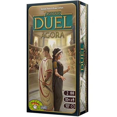 Asmodee Repos Production 7 Wonders: Duel Agora Uitbreiding Beschavingsspel met meerdere prijzen Vanaf 10 jaar Voor 2 spelers 30 minuten per partij Spaans Asmodee Repos Production 7 Wonders: Duel Agora Uitbreiding Beschavingsspel met meerdere prijzen Vanaf 10 jaar Voor 2 spelers 30 minuten per partij Spaans