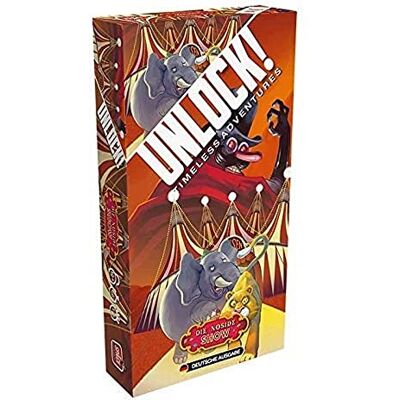 Space Cowboys Asmodee Unlock! De Noside Show Familiespel Puzzelspel 1-6 spelers vanaf 10 jaar 60+ minuten Duits Space Cowboys Asmodee Unlock! De Noside Show Familiespel Puzzelspel 1-6 spelers vanaf 10 jaar 60+ minuten Duits