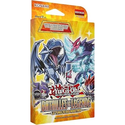 Yu-Gi-Oh! Tuckbox Legende Battles Booster Pack: The Tumulte of Monsters – kaartspel – 15 kaarten – vanaf 6 jaar – Franse editie Yu-Gi-Oh! Tuckbox Legende Battles Booster Pack: The Tumulte of Monsters – kaartspel – 15 kaarten – vanaf 6 jaar – Franse editie