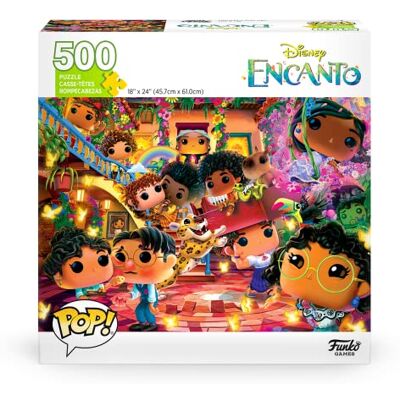 Funko Pop! Puzzel Disney Encanto Jigsaw 500 stukjes 45,7 cm x 61 cm Engels/Frans/Spaanse taal Funko Pop! Puzzel Disney Encanto Jigsaw 500 stukjes 45,7 cm x 61 cm Engels/Frans/Spaanse taal