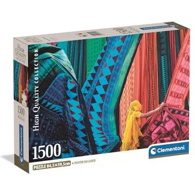 Clementoni CLE puzzle 1500 Compact Fluttering tissues 31740 Clementoni CLE puzzle 1500 Compact Fluttering tissues 31740