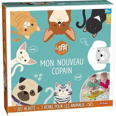Lansay SPA Mijn nieuwe vriend – gezelschapsspel – educatief voor kinderen – vanaf 3 jaar – 2 tot 4 spelers – Lansay SPA Mijn nieuwe vriend – gezelschapsspel – educatief voor kinderen – vanaf 3 jaar – 2 tot 4 spelers –