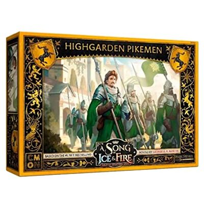 CMON A Song of Ice and Fire Highgarden Pikemen Loyal Footmen of House Tyrell, strategiespel voor volwassenen, vanaf 14 jaar, 2 spelers en meer, 45-60 minuten speeltijd, gemaakt CMON A Song of Ice and Fire Highgarden Pikemen Loyal Footmen of House Tyrell, strategiespel voor volwassenen, vanaf 14 jaar, 2 spelers en meer, 45-60 minuten speeltijd, gemaakt