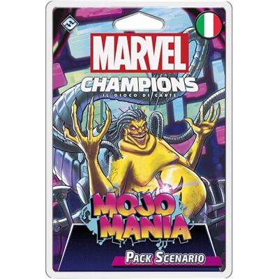 Fantasy Flight Games Asmodee Marvel Champions, het kaartspel: MojoMania – Set Scenario, uitbreiding van het tafelspel, editie in Italiaans Fantasy Flight Games Asmodee Marvel Champions, het kaartspel: MojoMania – Set Scenario, uitbreiding van het tafelspel, editie in Italiaans