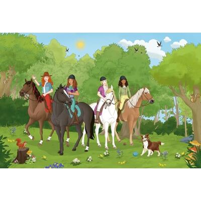 SCHMIDT Spiele Horse Club, Holstein Fohlen, (AT), 150 stukjes, met add-on (een origineel figuur): kinderpuzzel schleich met add-on SCHMIDT Spiele Horse Club, Holstein Fohlen, (AT), 150 stukjes, met add-on (een origineel figuur): kinderpuzzel schleich met add-on