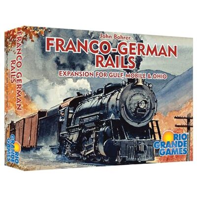 Rio Gulf, Mobile & Ohio: Franco-German Rails Expansion Investment Railway Board Game, , for Ages 14+, 3-5 Players, 60 Minute Playing Time Rio Gulf, Mobile & Ohio: Franco-German Rails Expansion Investment Railway Board Game, , for Ages 14+, 3-5 Players, 60 Minute Playing Time