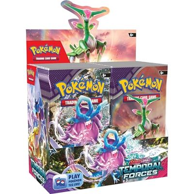 Pokémon TCG Scarlet & Violet Temporal Forces Booster Pack (Display x36) Pokémon TCG Scarlet & Violet Temporal Forces Booster Pack (Display x36)
