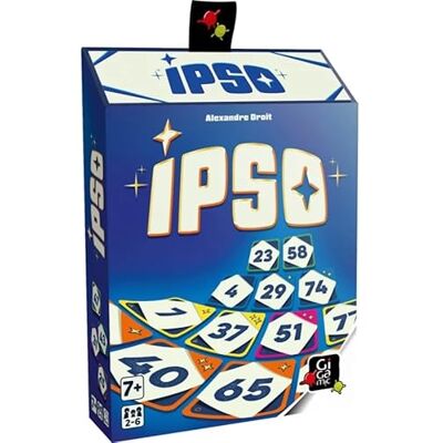 Gigamic IPSO – gezelschapsspellen – kaartspellen vanaf 7 jaar – sfeerspel voor kinderen, familie en vrienden – van 2 tot 6 spelers – 15 minuten – verdedigen, vervangen, scoren – Franse versie Gigamic IPSO – gezelschapsspellen – kaartspellen vanaf 7 jaar – sfeerspel voor kinderen, familie en vrienden – van 2 tot 6 spelers – 15 minuten – verdedigen, vervangen, scoren – Franse versie