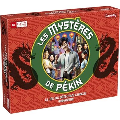 Lansay De mysteries van Peking – nieuwe editie – gezelschapsspel onderzoek en deductie 50 nieuwe puzzels familie en kinderen 8 + geheime berichten en decoders 2-6 spelers in het Frans Lansay De mysteries van Peking – nieuwe editie – gezelschapsspel onderzoek en deductie 50 nieuwe puzzels familie en kinderen 8 + geheime berichten en decoders 2-6 spelers in het Frans