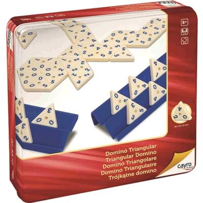 Cayro Driehoekige dominostenen in metalen doos Traditioneel spel Bordspel Ontwikkeling van cognitieve vaardigheden en meerdere intelligenties Bordspel (754) Cayro Driehoekige dominostenen in metalen doos Traditioneel spel Bordspel Ontwikkeling van cognitieve vaardigheden en meerdere intelligenties Bordspel (754)