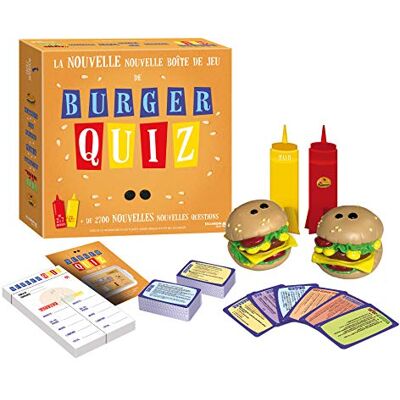 Dujardin Burger Quiz – sfeerspel – om met vrienden te spelen – gek lachen gegarandeerd – vanaf 10 jaar – ideaal gezelschapsspel voor teams Dujardin Burger Quiz – sfeerspel – om met vrienden te spelen – gek lachen gegarandeerd – vanaf 10 jaar – ideaal gezelschapsspel voor teams