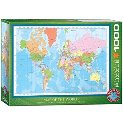 EuroGraphics Kaart van de wereld EuroGraphics Kaart van de wereld