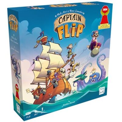 Asmodee Captain Flip: Op de naamlijst voor spel van het jaar 2024 Asmodee Captain Flip: Op de naamlijst voor spel van het jaar 2024