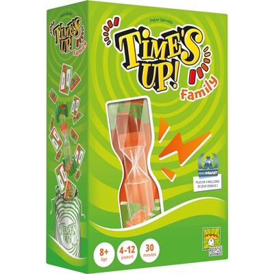 Asmodee Repos Production Time's Up Family (met reuzenzandloper) Bordspellen Kaartspellen Gezinsspellen Familiespellen Vanaf 8 jaar 4 tot 12 spelers Franse versie Asmodee Repos Production Time's Up Family (met reuzenzandloper) Bordspellen Kaartspellen Gezinsspellen Familiespellen Vanaf 8 jaar 4 tot 12 spelers Franse versie