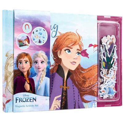 Disney FR24358 Frozen Magnetisch activiteitenboek, 40 magneten, interactief spel, creatief spel, ideaal voor onderweg Disney FR24358 Frozen Magnetisch activiteitenboek, 40 magneten, interactief spel, creatief spel, ideaal voor onderweg