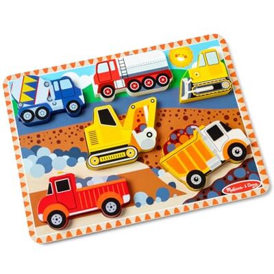 Melissa & Doug Puzzel met grote delen van hout, cadeau voor kinderen van 2, 3, 4 jaar, educatief speelgoed, 1e leeftijd, activiteiten- en ontwikkelingsspeelgoed, educatief speelgoed, klassiek Melissa & Doug Puzzel met grote delen van hout, cadeau voor kinderen van 2, 3, 4 jaar, educatief speelgoed, 1e leeftijd, activiteiten- en ontwikkelingsspeelgoed, educatief speelgoed, klassiek