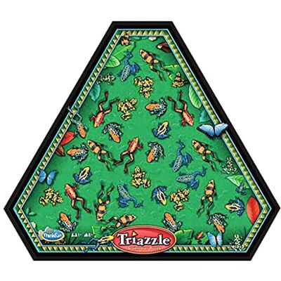 ThinkFun 76490 Triazzle Frösche, een logische puzzel voor kinderen en volwassenen vanaf 8 jaar ThinkFun 76490 Triazzle Frösche, een logische puzzel voor kinderen en volwassenen vanaf 8 jaar