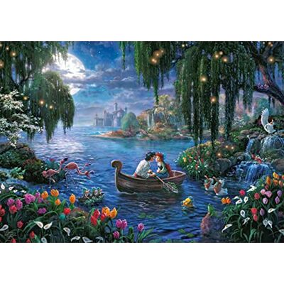 SCHMIDT Disney, The Little Mermaid and Prince Eric: Puzzel Thomas Kinkade, Disney 1.000 stukjes SCHMIDT Disney, The Little Mermaid and Prince Eric: Puzzel Thomas Kinkade, Disney 1.000 stukjes