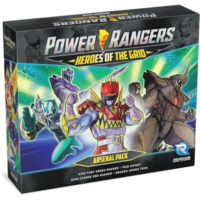 Renegade Game Studios : Power Rangers: Heroes of The Grid: Arsenal Pack uitbreiding, kaarttype, rollenspel Renegade Game Studios : Power Rangers: Heroes of The Grid: Arsenal Pack uitbreiding, kaarttype, rollenspel