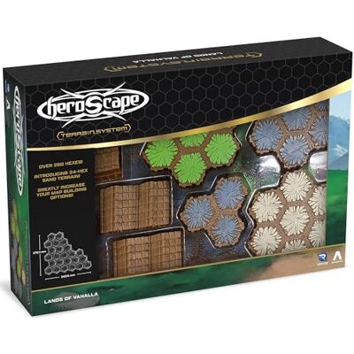 Renegade Game Studios Heroscape Lands of Valhalla Terrain Expansion, Strategisch Miniatuurspel, 2 spelers, Leeftijd 14+ Renegade Game Studios Heroscape Lands of Valhalla Terrain Expansion, Strategisch Miniatuurspel, 2 spelers, Leeftijd 14+