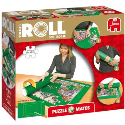 Jumbo Puzzle Mates, Puzzle & Roll, tot 1500 stukjes Jumbo Puzzle Mates, Puzzle & Roll, tot 1500 stukjes