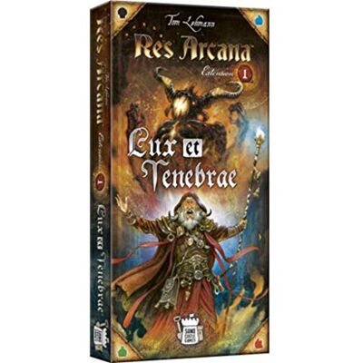 Asmodee Sand Castle Games Res Arcana uitbreiding 1 Lux en Tenebrae gezelschapsspel vanaf 12 jaar 2-5 spelers 60 minuten Asmodee Sand Castle Games Res Arcana uitbreiding 1 Lux en Tenebrae gezelschapsspel vanaf 12 jaar 2-5 spelers 60 minuten