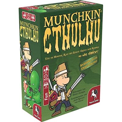 Pegasus Spiele Munchkin Cthulhu (kaartspel): Töte het monster, Klau de schat, erstich je kop en wordt verrukt! Pegasus Spiele Munchkin Cthulhu (kaartspel): Töte het monster, Klau de schat, erstich je kop en wordt verrukt!