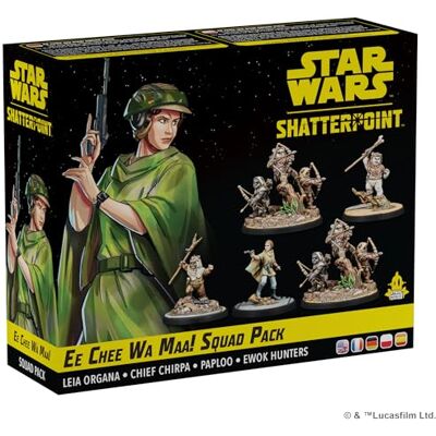 Asmodee Atomic Mass Games Star Wars Shatterpoint Ee Chee Wa Maa Squad Pack Miniaturen Expansion Compatibel met Star Wars Shatterpoint Skirmish Game 2 spelers 90 minuten Asmodee Atomic Mass Games Star Wars Shatterpoint Ee Chee Wa Maa Squad Pack Miniaturen Expansion Compatibel met Star Wars Shatterpoint Skirmish Game 2 spelers 90 minuten