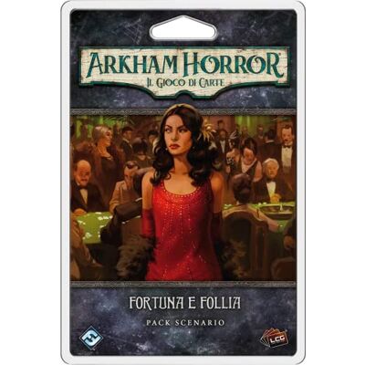 Asmodee Arkham Horror Het kaartspel: geluk en waanzin uitbreiding kaartspel, Italiaanse editie Asmodee Arkham Horror Het kaartspel: geluk en waanzin uitbreiding kaartspel, Italiaanse editie