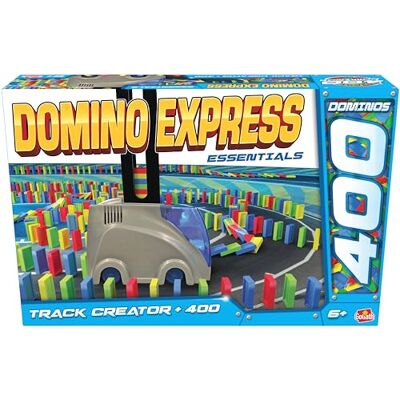 Goliath Domino Express Track Creator + 400 Dominos, Constructiespeelgoed voor Kinderen Vanaf 6 Jaar Creatief Speelgoed met Automatische Baanbouwer, Leuk Als Cadeau Goliath Domino Express Track Creator + 400 Dominos, Constructiespeelgoed voor Kinderen Vanaf 6 Jaar Creatief Speelgoed met Automatische Baanbouwer, Leuk Als Cadeau