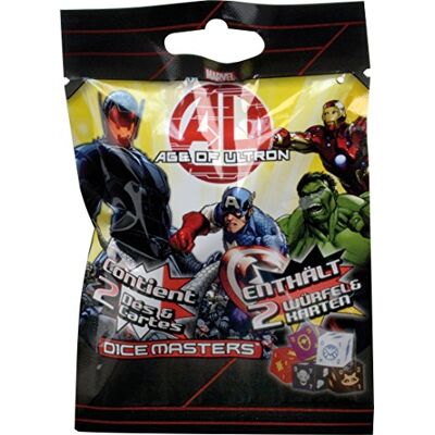 Asmodee WizKids Marvel Dice Masters: Age of Ultron Booster verzamelkaarten en dobbelspel vanaf 14 jaar 2 spelers Asmodee WizKids Marvel Dice Masters: Age of Ultron Booster verzamelkaarten en dobbelspel vanaf 14 jaar 2 spelers