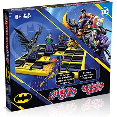 Winning Moves Guess Who Batman Bordspel dat is degene die is Duik in Gotham met Batman in dit spel voor spelers van 10 jaar voor 2 spelers. Winning Moves Guess Who Batman Bordspel dat is degene die is Duik in Gotham met Batman in dit spel voor spelers van 10 jaar voor 2 spelers.