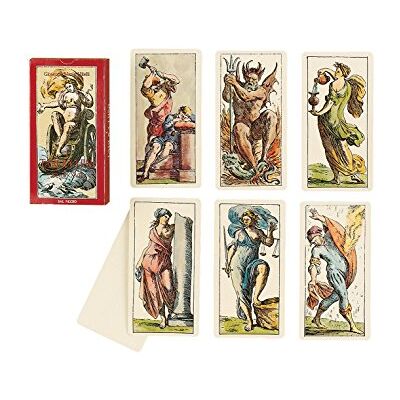 Dal Negro Dal Italia Tarotkaarten, meerkleurig, 2,5 cm x 7,5 cm x 14,5 cm (42403) Dal Negro Dal Italia Tarotkaarten, meerkleurig, 2,5 cm x 7,5 cm x 14,5 cm (42403)