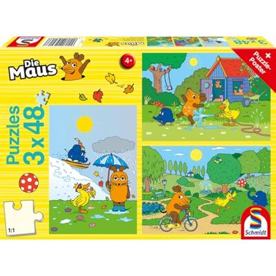 SCHMIDT Spiele De muis, veel plezier met de muis (kinderpuzzel) SCHMIDT Spiele De muis, veel plezier met de muis (kinderpuzzel)