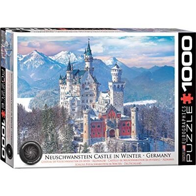EuroGraphics Neuschwanstein Castle in Winter EuroGraphics Neuschwanstein Castle in Winter