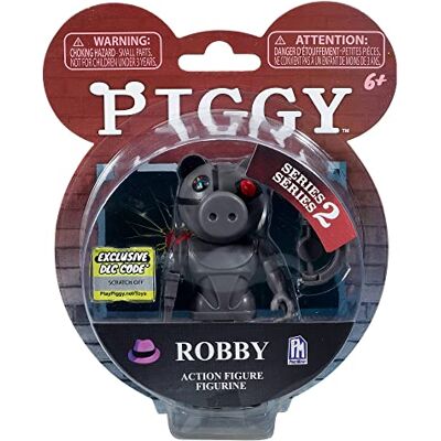 Bizak Piggy 64238069 10 cm Robby-figuur. Nu kun je het spel thuis naspelen met je favoriete personages. Wordt geleverd met accessoires en een uitwisselbare code in het videospel Bizak Piggy 64238069 10 cm Robby-figuur. Nu kun je het spel thuis naspelen met je favoriete personages. Wordt geleverd met accessoires en een uitwisselbare code in het videospel